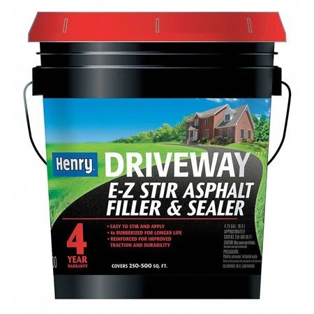 Henry He200074 5 Gal. Asphalt Filler And Sealer, Flat Finish, Black Brown,