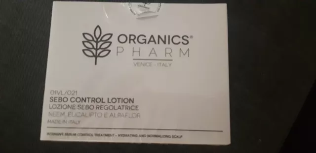 Organics Pharm Lozione Sebo Regolatrice fiale Capelli (no anticaduta)