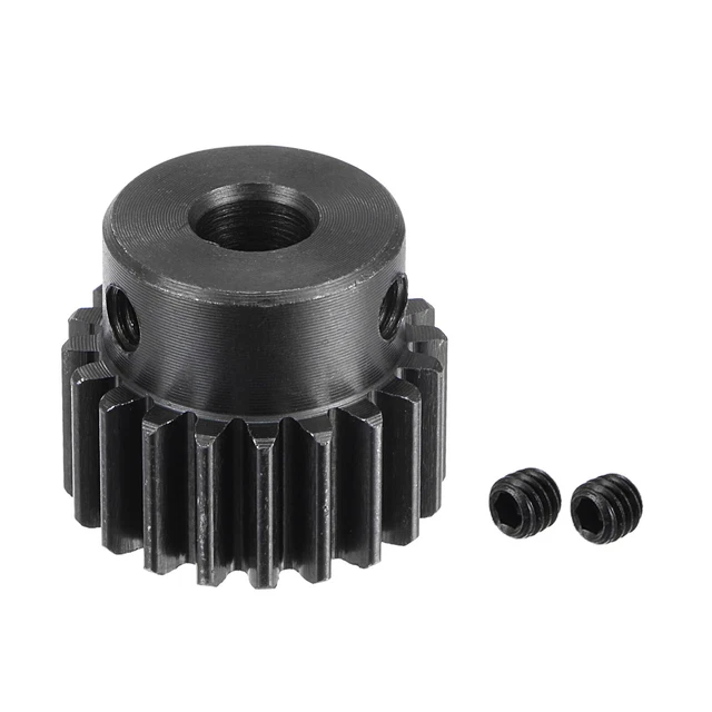 6,35mm Blende 20T Modul 1 15 # Stahl Spur Differential Ritzel Motor Getriebe