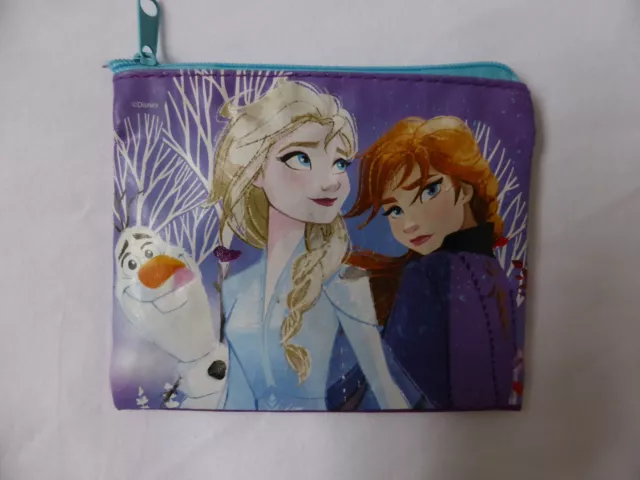 Disney Frozen Anna Elsa Olaf Zipper Coin Purse Wallet Pouch RRP £7.99