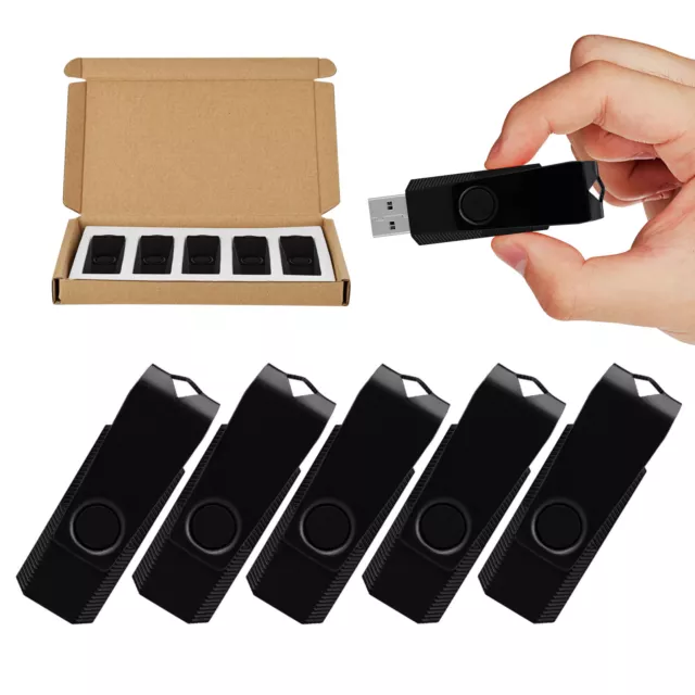 5 Stück 1/2/4/8/16G USB-Stick Schwenken Speichermedien Memory Flash-Stick USB2.0