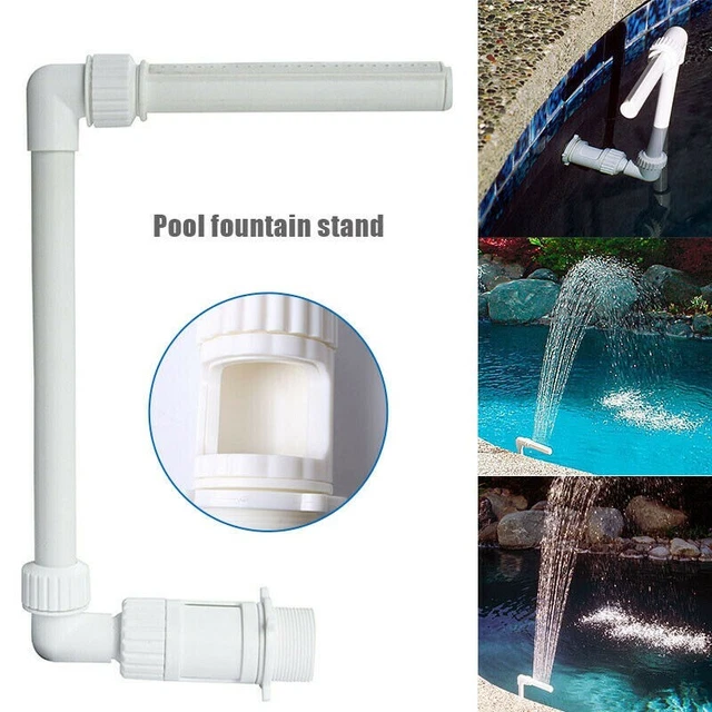 Fontana Solare Per Piscina Con Luci RGB - Doppio Spray Regolabile, Alimentazione A Pannello Solare O USB, Telecomando, Altezza Getto Fino A 3 M