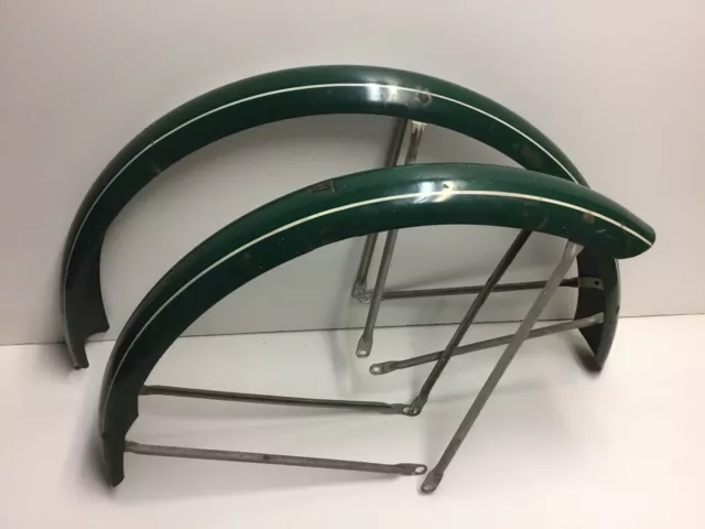 Vintage 1950s Schwinn 24” 1 3/4” S7 Bicycle Fenders Green Hornet Bike Vintage 1950s Schwinn 24” 1 3/4” S7 Bicycle Fenders Green Hornet Bike
