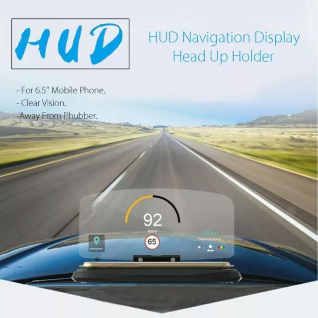 HeadUp HUD Head Up Navigation Display PKW Smartphone Halter Stand Projektor Auto 2