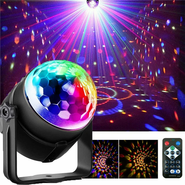 Partz Light 2PCS DISCO STAGE Light Party Ball Lights Sound Activated Party Lights w ...
