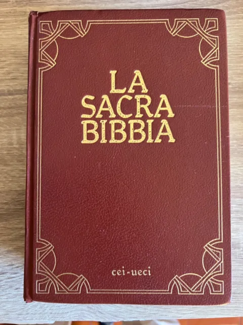 LA SACRA BIBBIA - CEI 1974 EUR 20,00 - PicClick IT