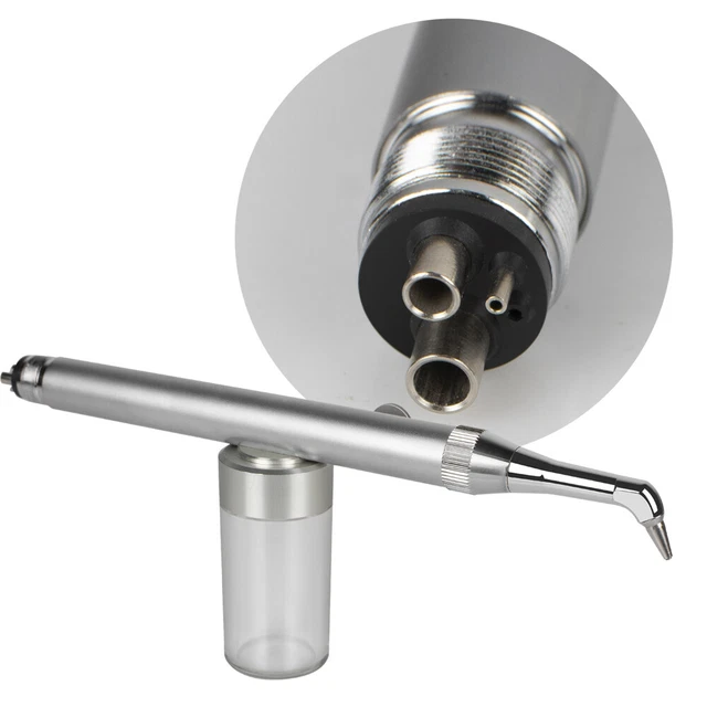Dental Aluminium Sandblaster Sandblasting Air Abrasion Polisher W/ Cooling4H FDA