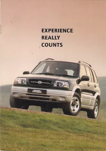 Suzuki Grand Vitara 2.5 V6 24v 5-dr 1998 UK Market Launch 8pp Sales Brochure