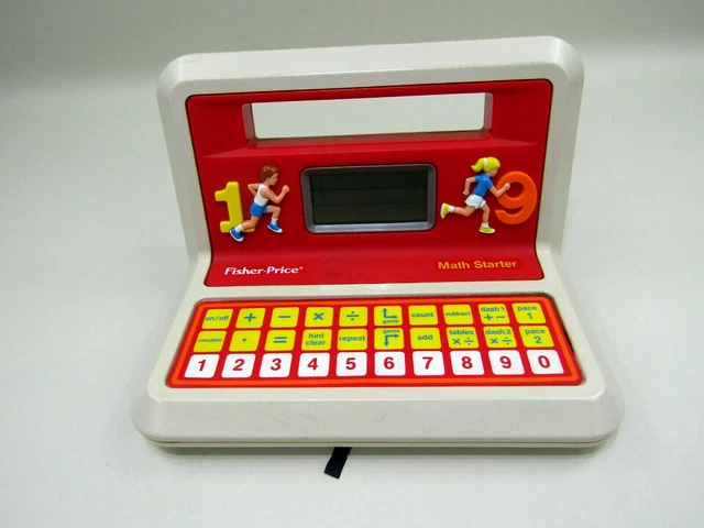 VTG FISHER PRICE Math Starter Interactive Educational Learning Retro ...