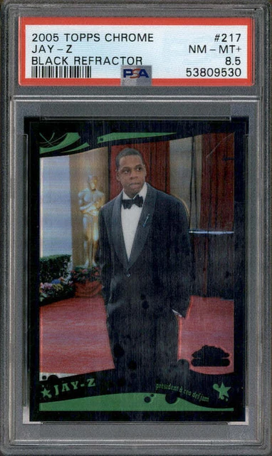 2005 Topps Chrome Jay Z カード RC Black 399 Jay-Z 2005 Topps Chrome #217 Black Refractor /399 Price