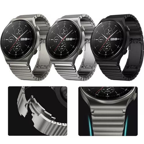 22mm Metall Armband für Samsung Galaxy Watch 3 45mm/Gear S3 & Huami GTR 3/3 Pro