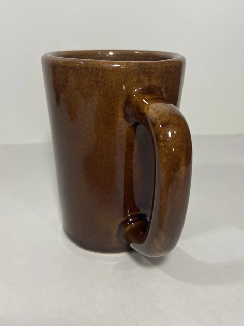 Vintage Brown Glazed Coffee Beer Mug Stein Man Cave USA DCC 4