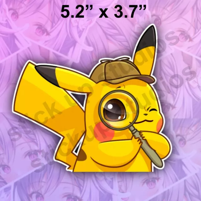 Dasdasd Detective Pikachu Sticker - Dasdasd Detective Pikachu