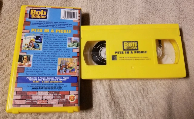 BOB THE BUILDER - PETS IN A PICKLE Vhs Video Tape HIT Entertainment ...