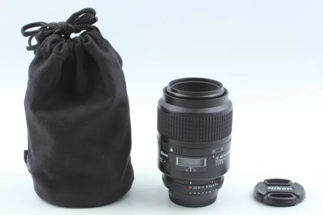 【MINT w/POUCH】 Nikon AF Micro Nikkor 105mm f/2.8D PORTRAIT Autofocus from JAPAN