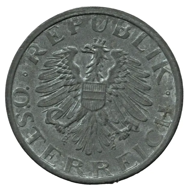 1949 Austria 10 Groschen Coin
