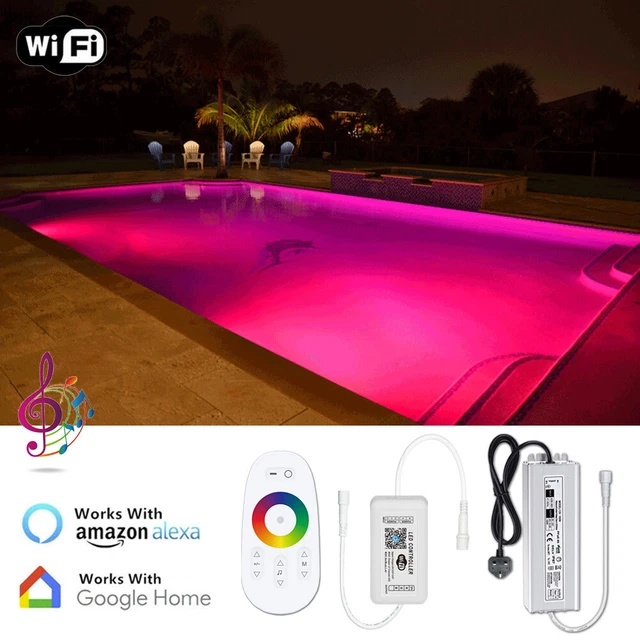IP68 SUBMERSIBLE WATERPROOF 1~30M 60LEDs/M 24V WiFi RGB LED Light ...