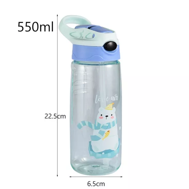 Straw Cup Kids Water Sippy Cup Children's Drinking Bottle Baby Feeding Cups 3