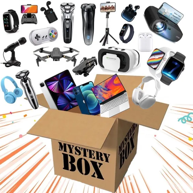 Lucky Fun Box Brand New Mystery Collection of Electronics Random Mystery Gift