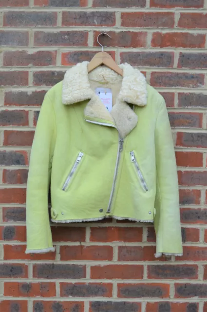 Acne rita sales shearling jacket
