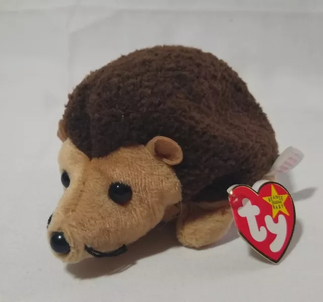 TY Prickles the Hedgehog Beanie Baby Stuffed Animal Toy