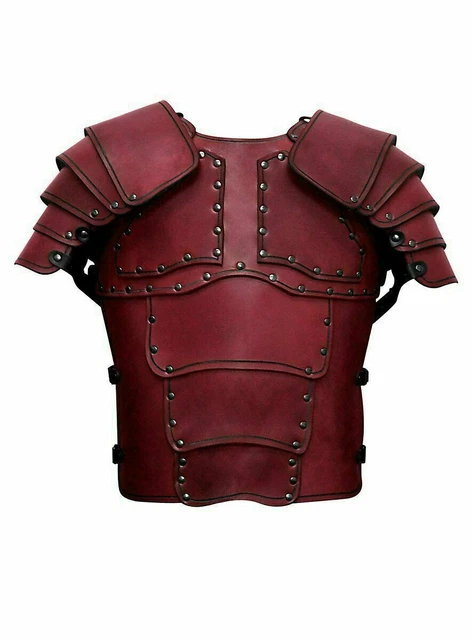 Armure médiévale en cuir Viking celtique théâtrale LARP SCA costume...