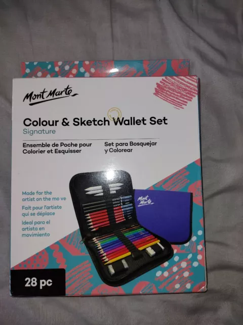 mont marte Colour And Sketch Wallet Set