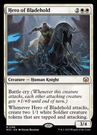 MTG March of the Machines Commander - Hero of Bladehold