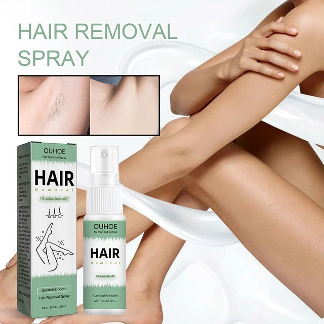Hair Removal Spray Permanent Painless Depilatory Spray 30ml/✨ Leg Hand F3A1