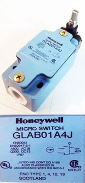 Honeywell Micro Switch Grenztaster GLAB01A4J   GLAB 01 A4J -unused-