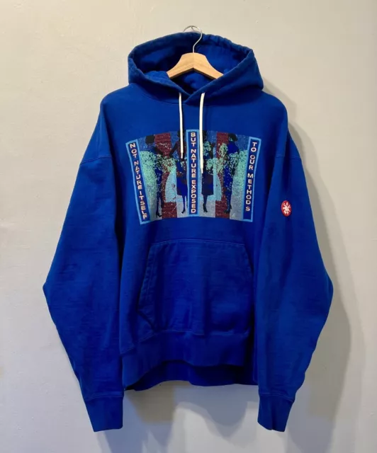 Cav Empt Not Nature Blue Heavyweight Loop Hoody FW 2020 - Men’s Size L