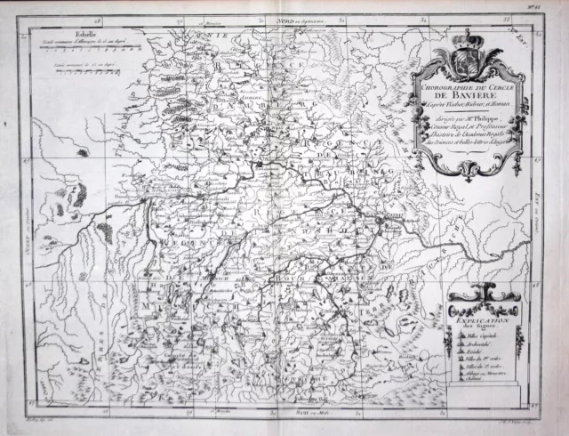 Bayern Niederbayern Oberbayern Oberpfalz Philippe Pretot map Karte 1787