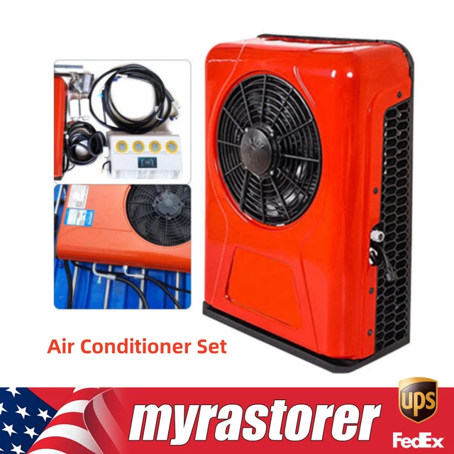 RVpligo 12V Truck Cab Air Conditioner 12000 BTU Split AC