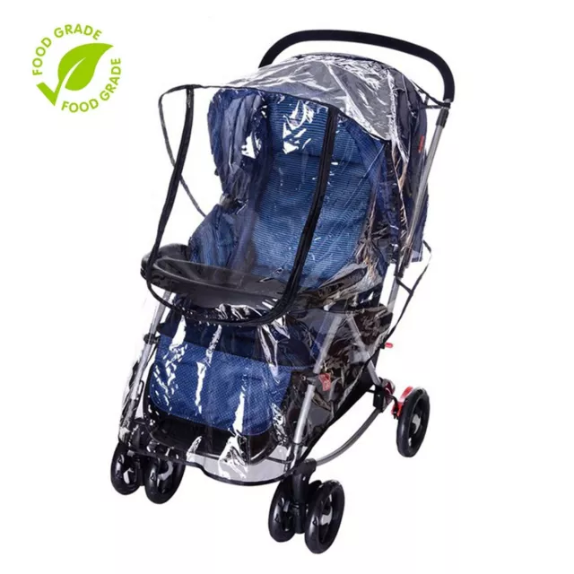 [Weather Shield] Universal Rain Cover for Pushchair Stroller Baby Buggy Pram US