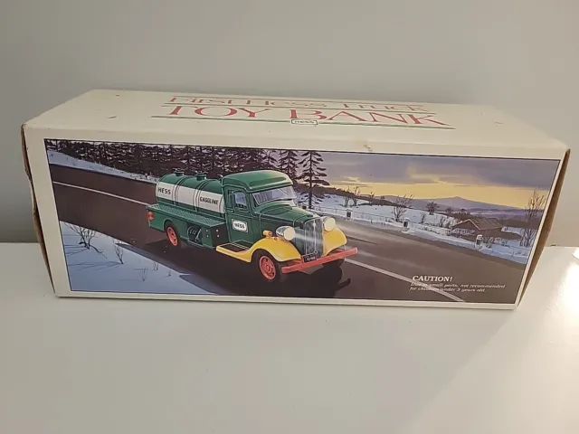 1985 Hess Gasoline First Hess Truck Toy Bank With Working Lights