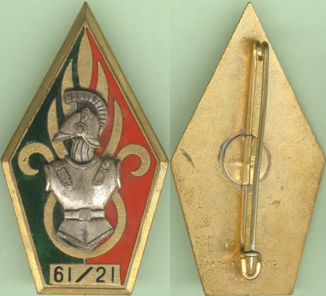 61 – 21  Compagnie de Génie Légion – Vert foncé.