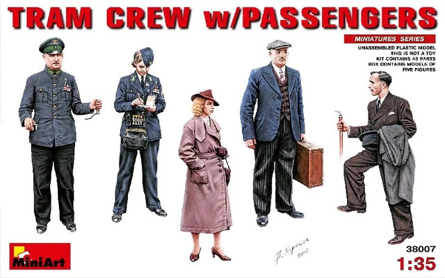 Kit Modèle Plastique Miniart "Waiters" - Figurines 1:35 - Neuf, Fabrication Pologne