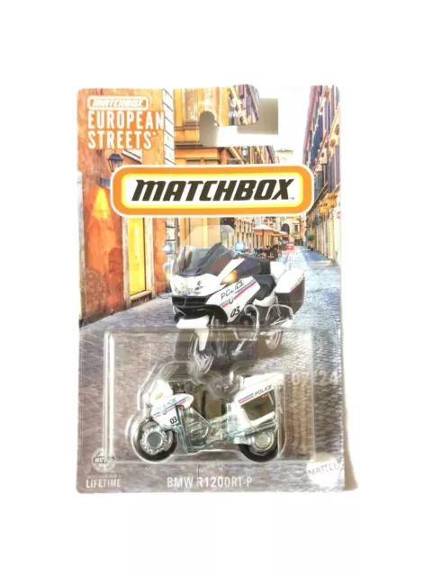 Matchbox 1/64 Bmw R1200Rt Police Motorcycle Diecast Modelcar European Street News 2024