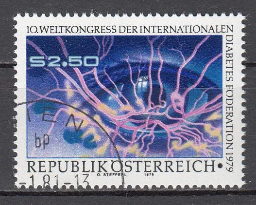 Österreich 1979 - MiNr 1618 - Weltkongreß der Int. Diabetes-Föderation