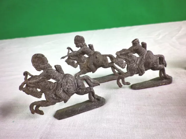 Bleifiguren Zinnfiguren Indianer Soldaten Ritter Konvolut 12 Teile pr11 2