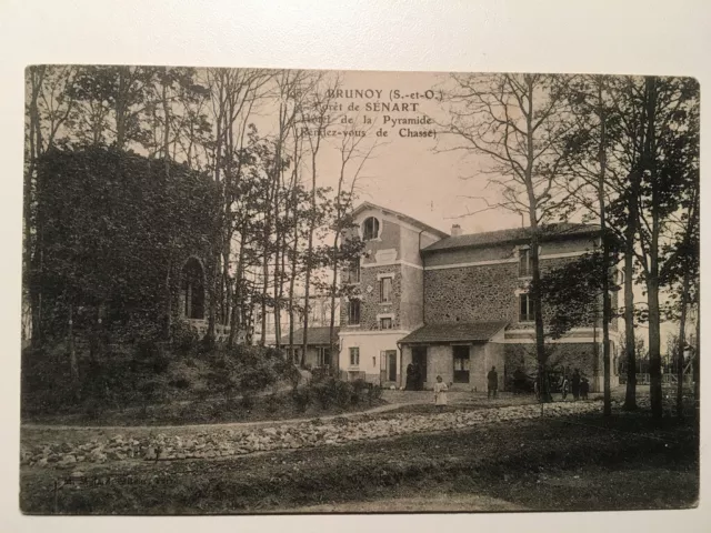 Cpa -Brunoy - Senart Forest - Pyramid Hotel - Hunting Rendez Vous -1907