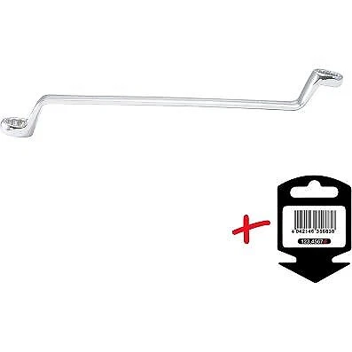 KS TOOLS CHROMEplus Chiave ad anello doppio, storta, 10x11 mm