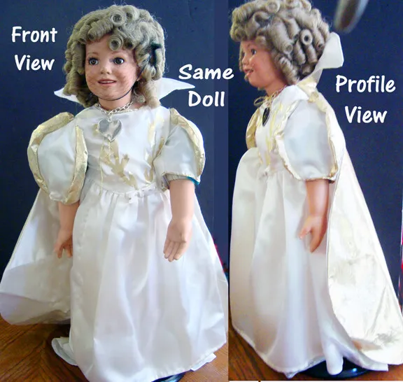 Ooak Rare Shirley Temple Porcelain Doll 24" - Princess - Collectible-Must See