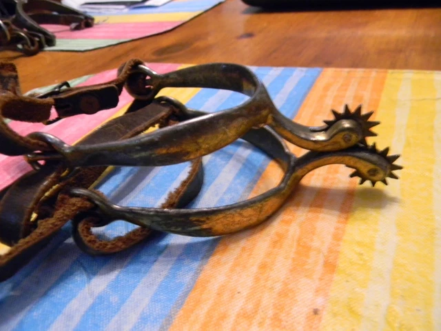 Antique Buermann Ladies or kids spurs