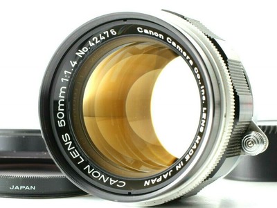 Leica 【 près De Mint 】 Canon Lens 50mm F/1.4 Leica Screw Mount Objectif L39 Ltm Japon 