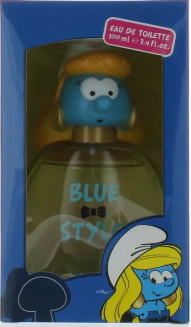 Blue Style Smurfette by The Smurfs for Girls EDT Perfume Spray 3.4 oz. NIB NEW