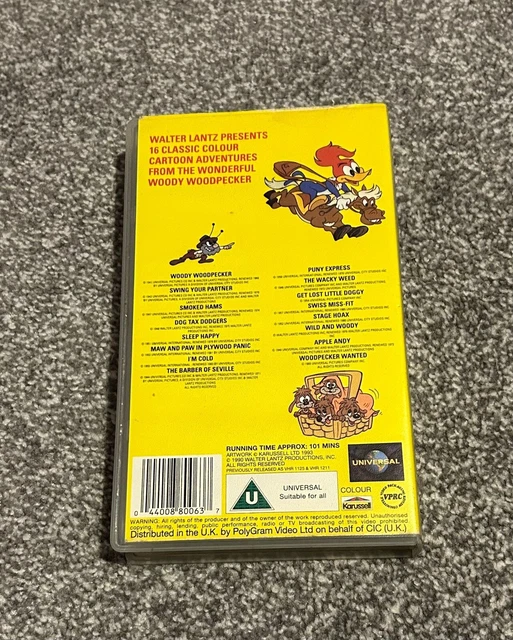 WOODY WOODPECKER AND his friends volume 2 VHS video £1.99 - PicClick UK