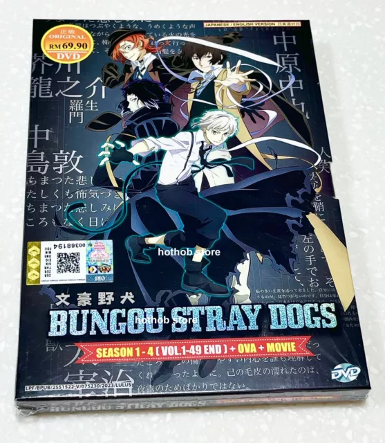 Bungo Stray Dogs (Season 1-4 + OVA + Movie) ~ All Region ~ English Dubbed ~  DVD