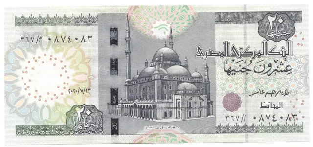 EGYPT ÄGYPTEN 20 Pounds 2020 UNC P74-20