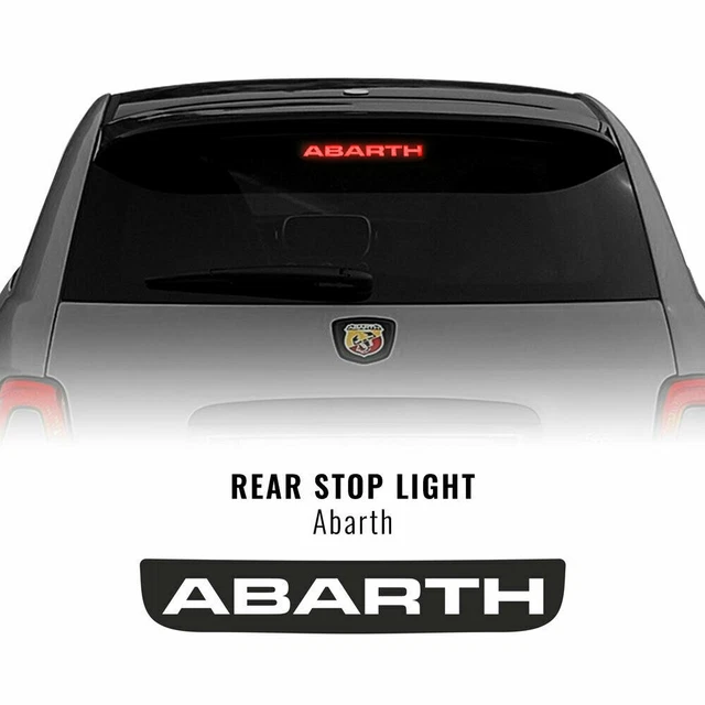 Autocollant de couverture de troisième feu stop Abarth
